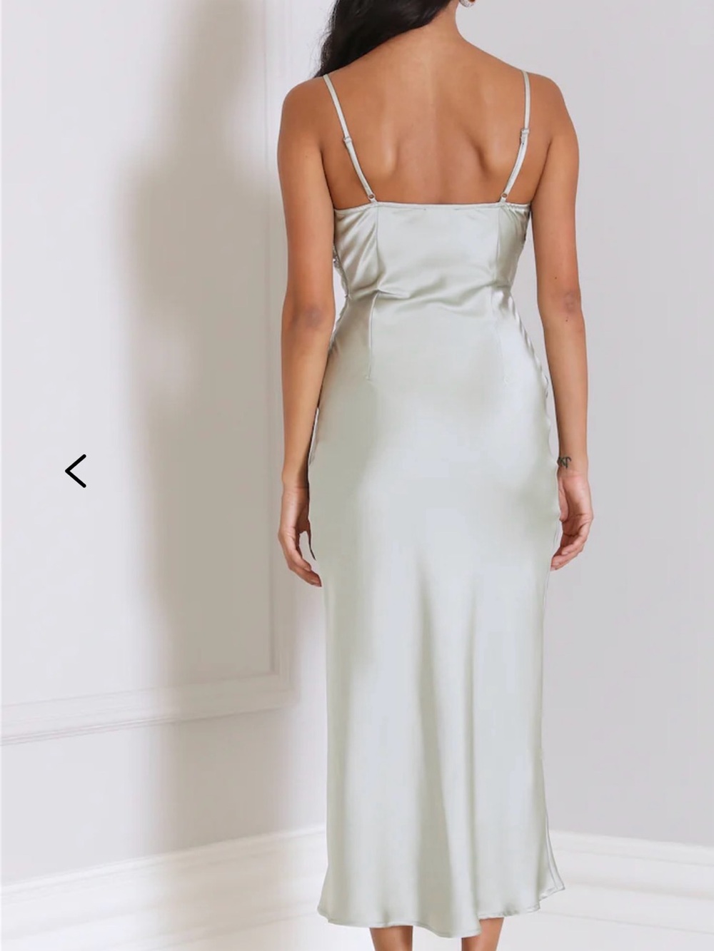 Hello Molly Silky Touch Satin Midi Dress - Picture 3 of 10